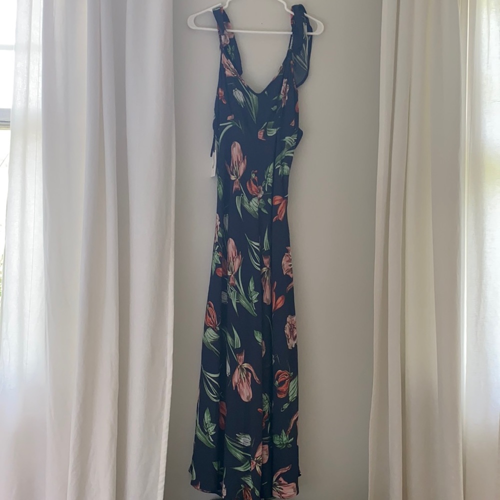 ASTR Florentina floral ruffle maxi